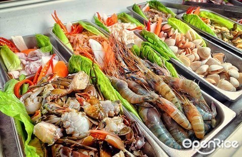 Fresh Seafood, Tomyam Soup, Steamboat, BBQ, Kota Kinabalu, Sabah