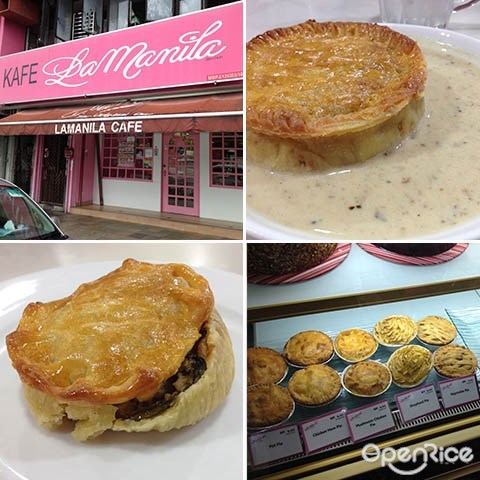 La Manila Cafe, Kelana Jaya, Taman Megah, Pies, Pie, meat Pies