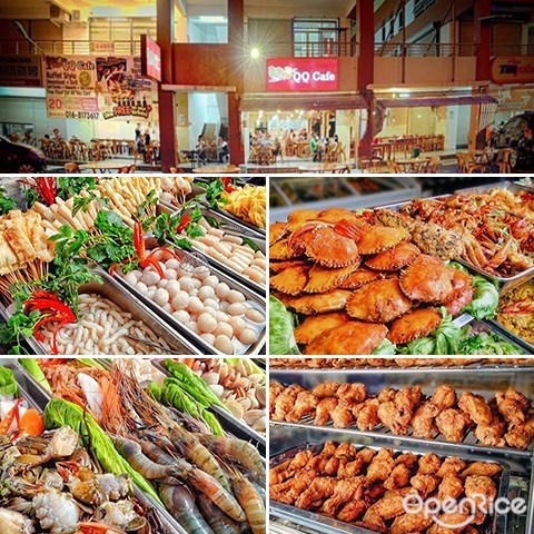 QQ Cafe, Steamboat, Buffet, BBQ, Damas 118 Plaza, Kota Kinabalu, Sabah