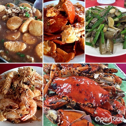  Negeri Sembilan, Seremban, 烧螃蟹,  招牌豆腐