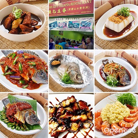 Negeri Sembilan, Seremban, 狂烧白须公, 翡翠魚, 虾子, 豆腐, 蒸鱼,  八珍豬腳醋 