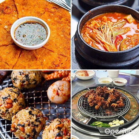  Klang Valley, Mont Kiara, mini octopus, spicy rice balls, kimchi soup, kimchi pancake 