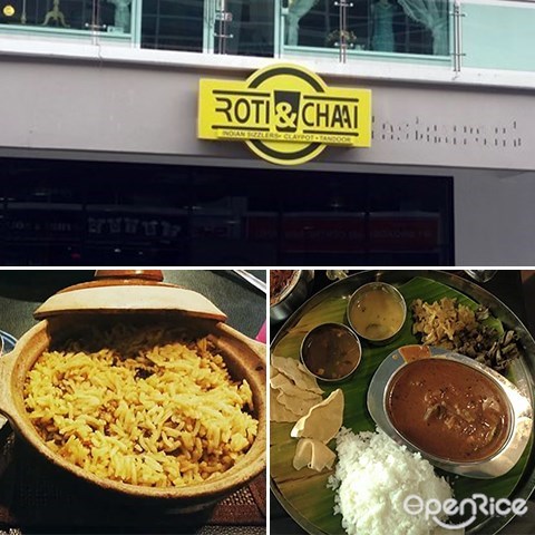 Roti & Chaai, Masala Chai, Curry mutton, chicken curry, banana leaf rice, Kota kinabalu, sabah