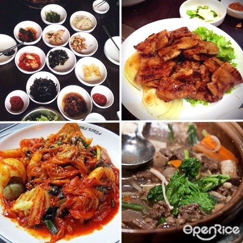 Klang Valley, Seputeh, banchan, pork BBQ, korean bbq, ddeokbokki, spicy rice cakes 