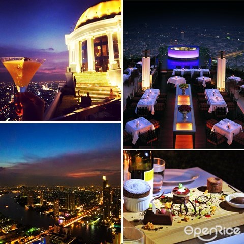 thailand, romantic restaurant, theme restaurant, bangkok, sirocco, 主题餐厅, 泰国, 曼谷, bangkok
