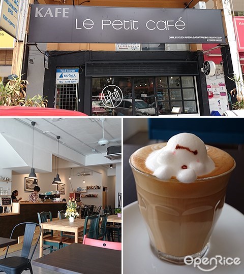 Le Petit Cafe, Flat white, Latte, Cakes, Damansara Utama, Uptown Damansara, PJ
