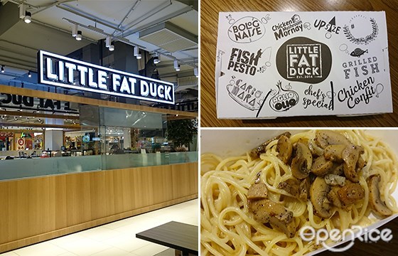 Little Fat Duck, Spaghetti, Carbonara, Grill Salmon, Food Truck, Da:Men USJ