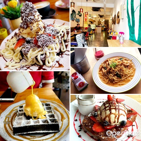 klang valley, kl, bukit jalil, cafe, 咖啡馆, go-getter cafe, french toast, salted egg yolk waffle, pasta, 意大利面, 法式土司, 咸蛋松饼