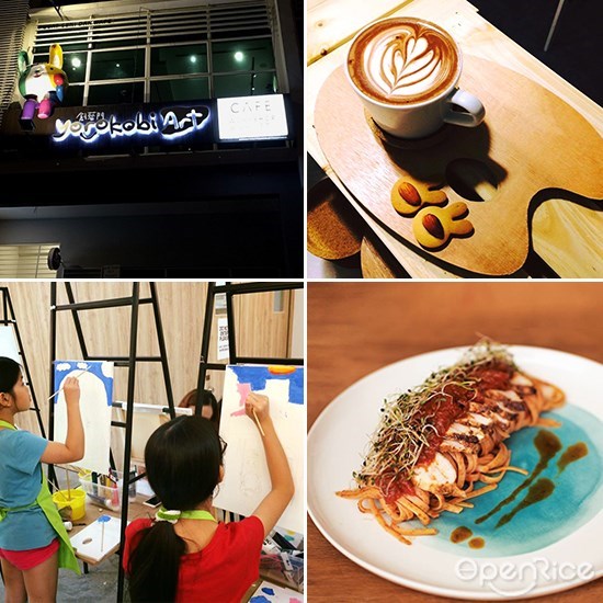 Yorokobi Art Café, Art gallery, cafe, pasta, coffee, sri petaling, kl