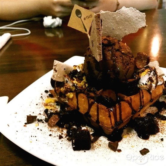 the hungry spoon cafe, sri petaling, klang valley, cafe, waffle, shark