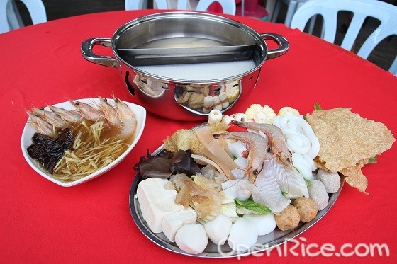 Tai Tao (Big Head) Steamboat, Bandar Menjalara, Kepong, fish noodles, fish ball, Drunken Prawn