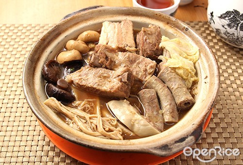 MakanVenture, OpenRice food tasting session, OpenRicers, OpenRice members, Yu Yi Bak Kut Teh, Imbi, KL, Bak Kut Teh in Clay Pot, 瓦煲肉骨茶, Yu Yi Signature Pot, 友誼招牌生骨煲, Drunken Chicken in Huangjiu, 黃酒雞, Yard-long Bean Rice, 豆角飯