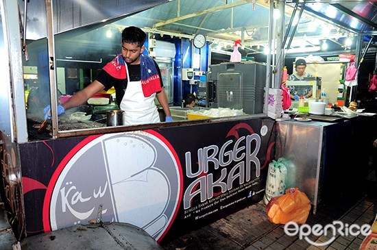 Burger Bakar Kaw Kaw, desa setapak, kl