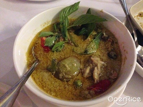My Elephant, Thai Food, Green Curry Chicken