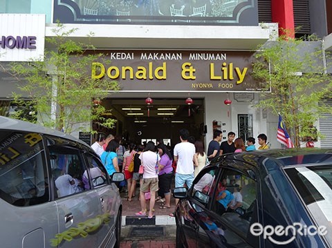 Donald & Lily's Nyonya Food, 娘惹菜, 马六甲