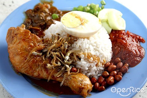 san peng, nasi lemak, pudu