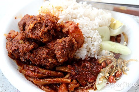 jalan sentul, sparerib, nasi lemak