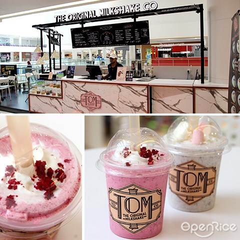 tom co, the original milkshake co, quill city mall, jalan sultan ismail, medan tuanku