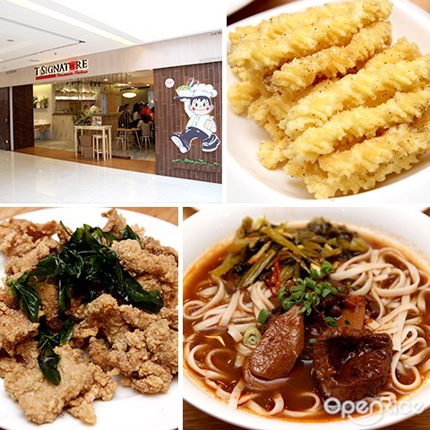 t signature, taiwanese food, restaurant, quill city mall, jalan sultan ismail, medan tuanku