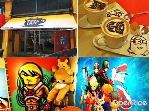 Toy Café, 玩具, 主题咖啡馆, 槟城 