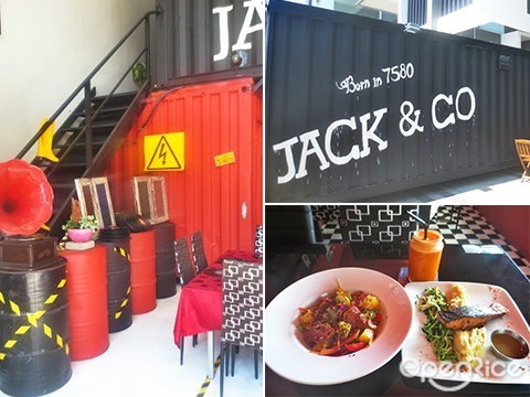 Jack & co, 货柜, 主题咖啡馆, 槟城