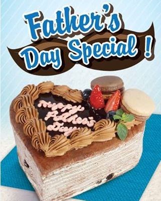 nadeje, pj, mille crepe, restaurant promotion, father day