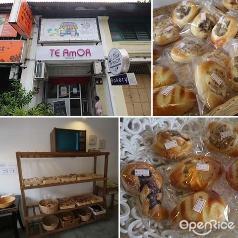 槟城, 道地美食, 槟城美食,小吃, 牛角包,  Te Amor Bakery 