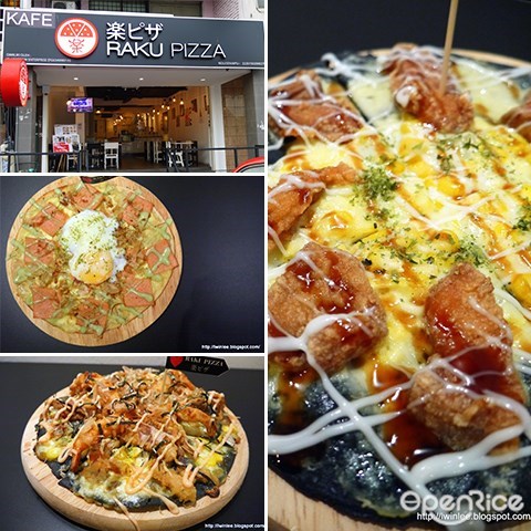 Raku Pizza, SS15, Subang Jaya, DIY Pizza, Japanese style pizza