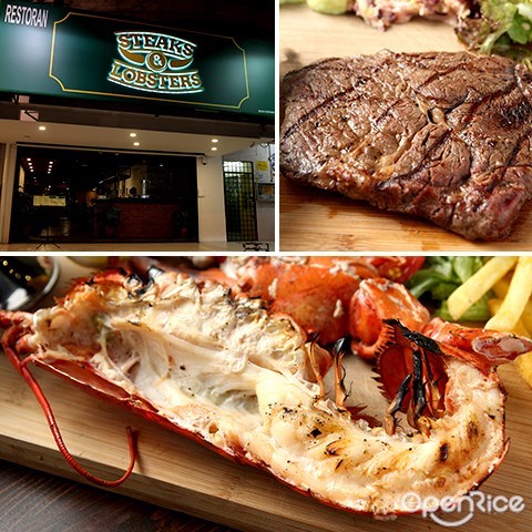 steaks & lobsters, sri hartamas, kl, 龙虾