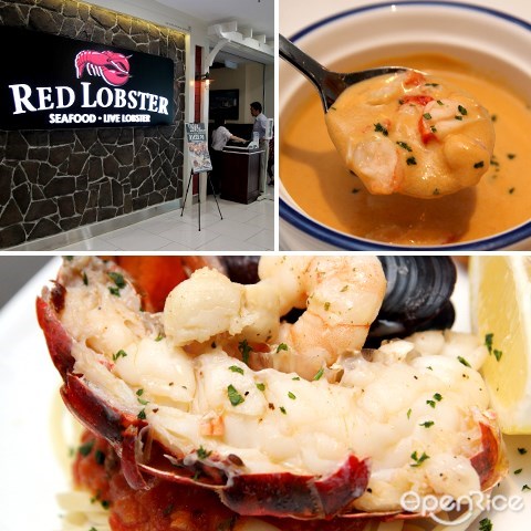 red lobster, 龙虾, seafood, kl