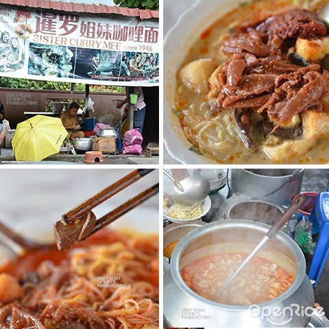 Penang, Sisters curry mee, curry mee, spicy, air itam