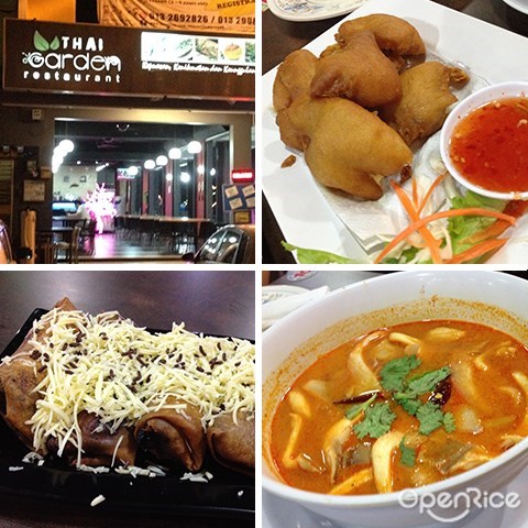 Klang Valley, Thai Garden Restaurant, Thailand, tomyam, banana cheese roll, thai food