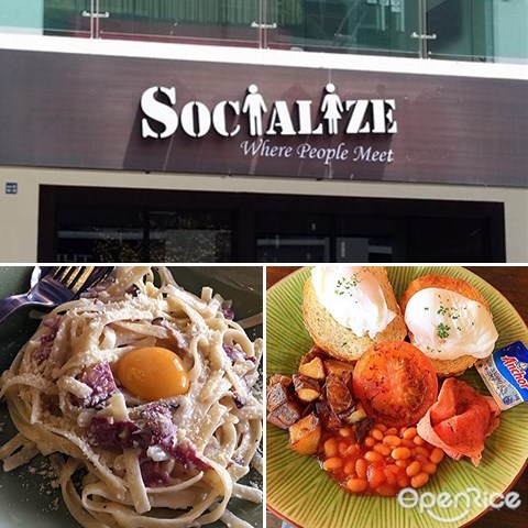 Socialize Café, Sandwiches, Spaghetti, Coffee, 亚庇, 沙巴