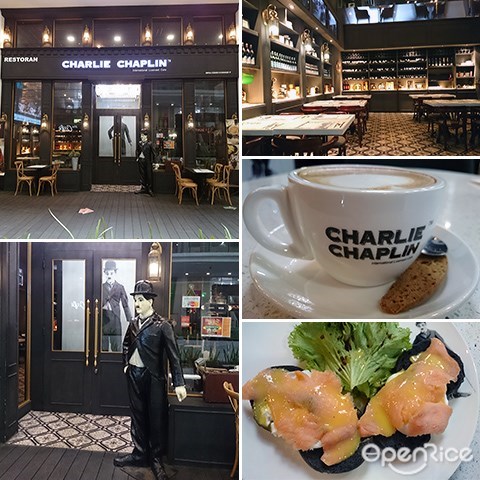 Charlie Chaplin, All Day Breakfast, One City USJ, Skypark USJ, Subang, Themed Cafe in Klang Valley