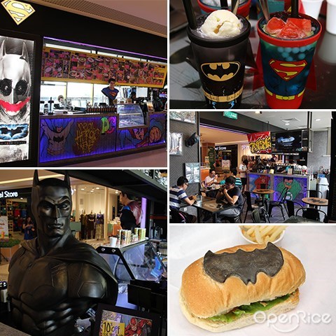DC Comic Super Heroes Cafe, Sunway Putra Mall, DC Comic, Batman, Superman, Themed Cafe in Klang Valley