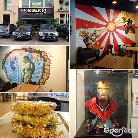 Slurp Cafe, 3 Two Square, PJ, Dataran 3 Two, Omuraisu, Japanese food in KL, Themed Cafe in Klang Valley