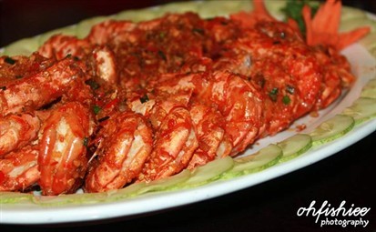 Nothing much about the prawns.