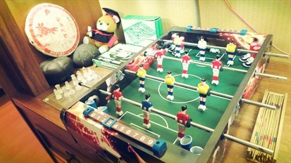 Foosball table available