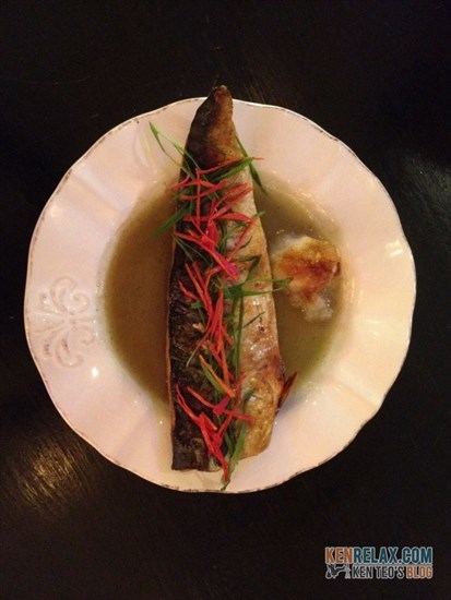 Grill Horse Mackerel With Szechuan Pepper Sauce