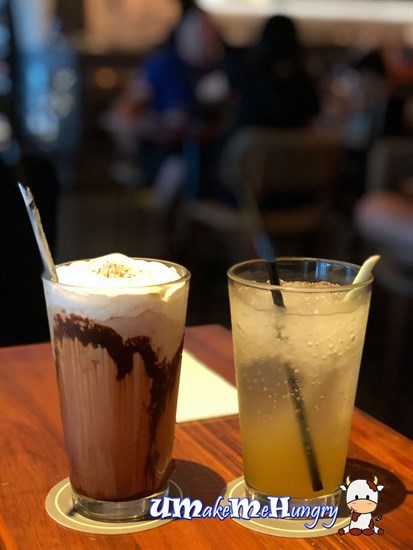 Iced Mocha - RM 12.26 & Passion Fruit Lemongrass Frizz - RM 12.26